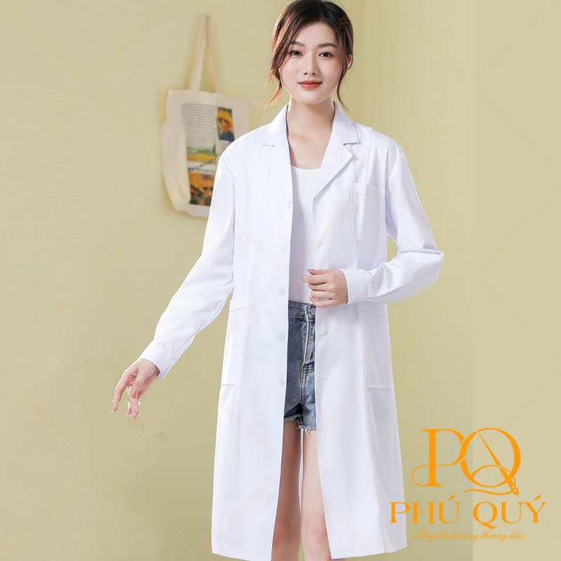 Áo Blouse bác sĩ PQ10