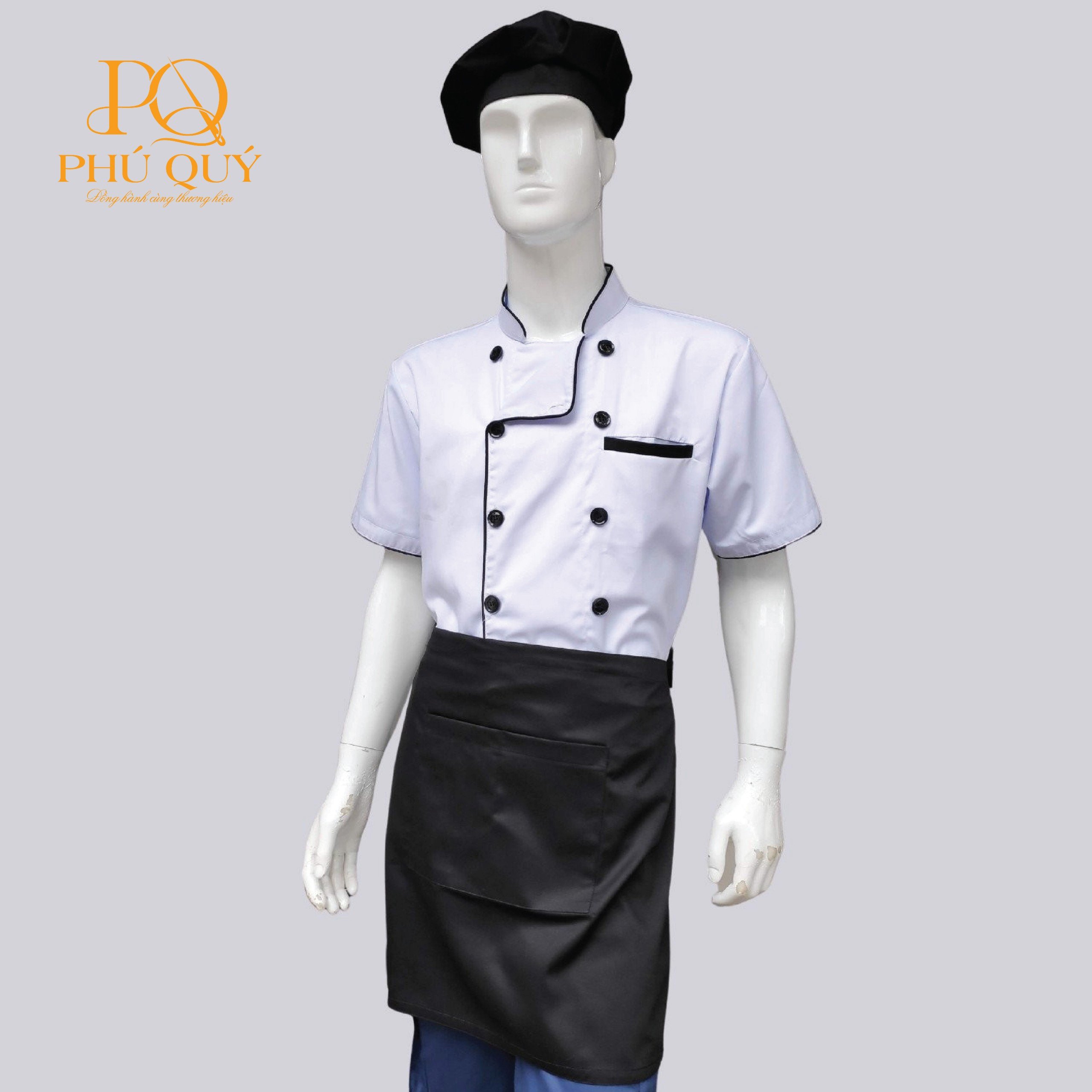 Áo đầu bếp may sẵn 01