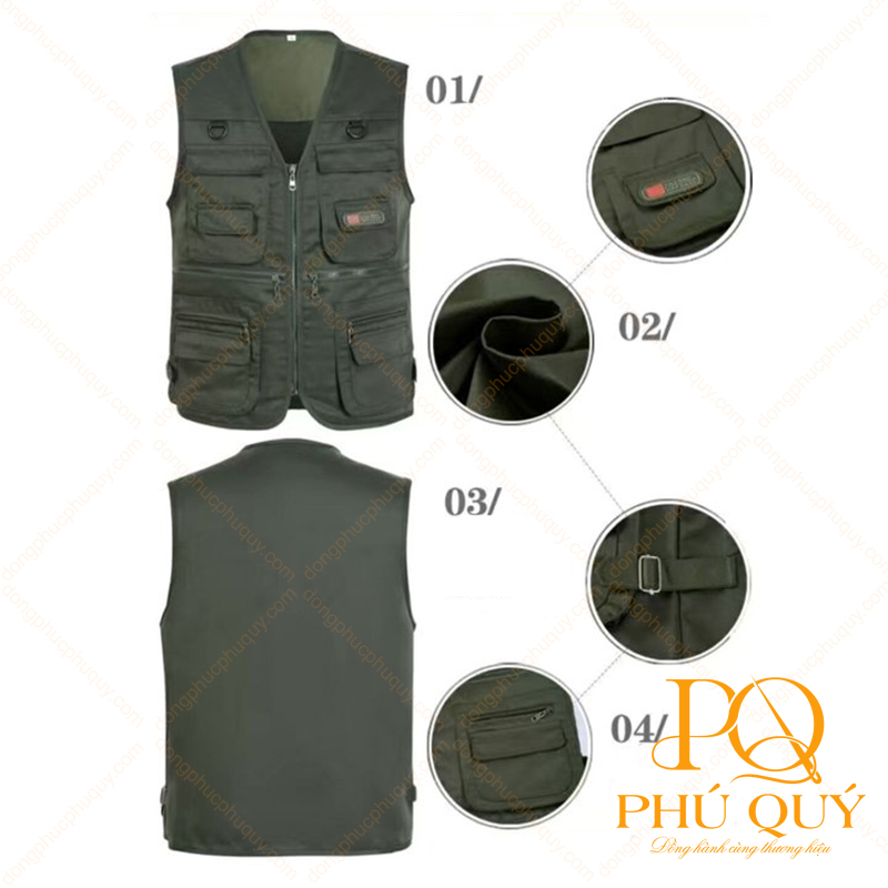 Áo Gile bảo hộ PQ01