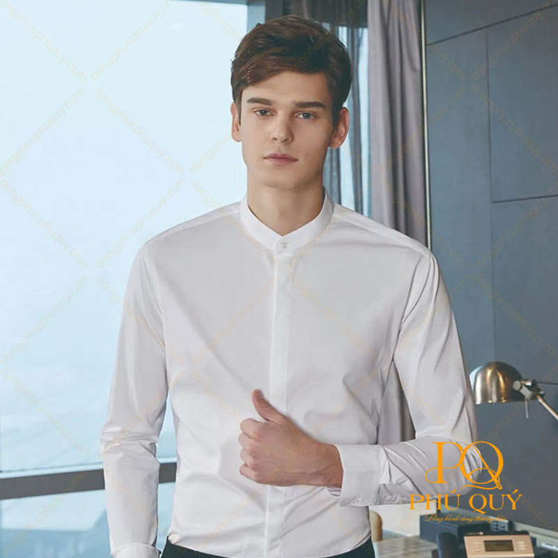 Áo sơ mi công sở nam đồng phục