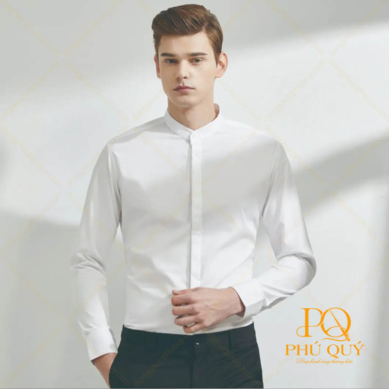 Áo sơ mi công sở nam đồng phục