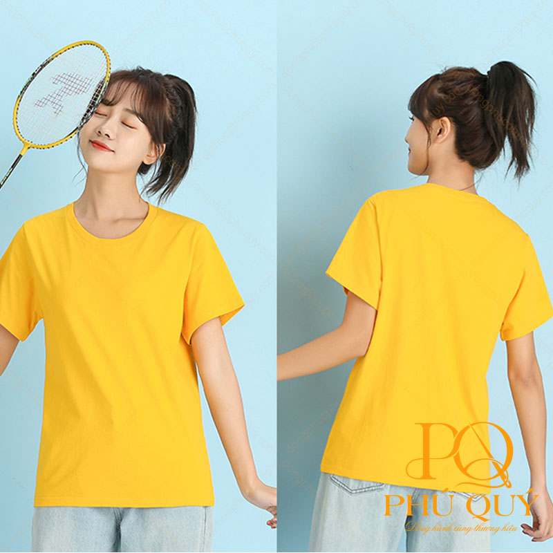 Đồng phục áo thun đôi cổ tròn