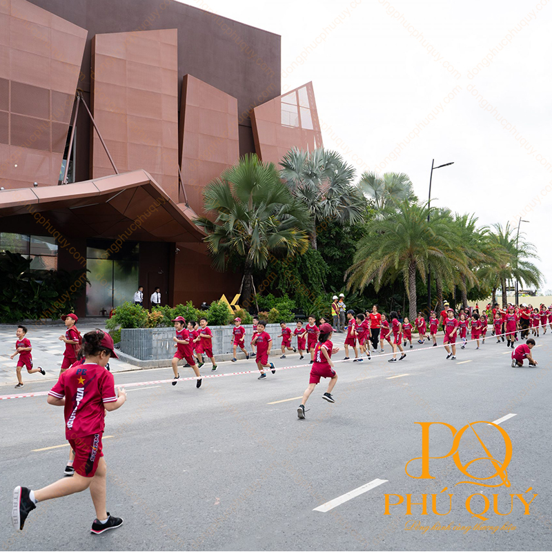 Áo thun đồng phục sự kiện Edurun Vinschool PQ08