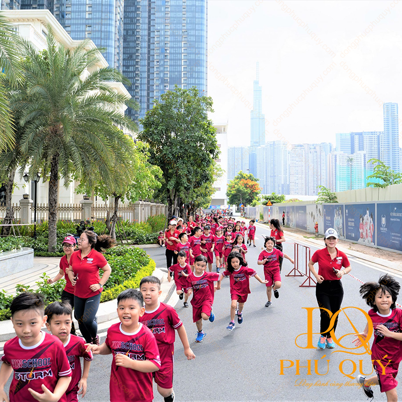 Áo thun đồng phục sự kiện Edurun Vinschool PQ08