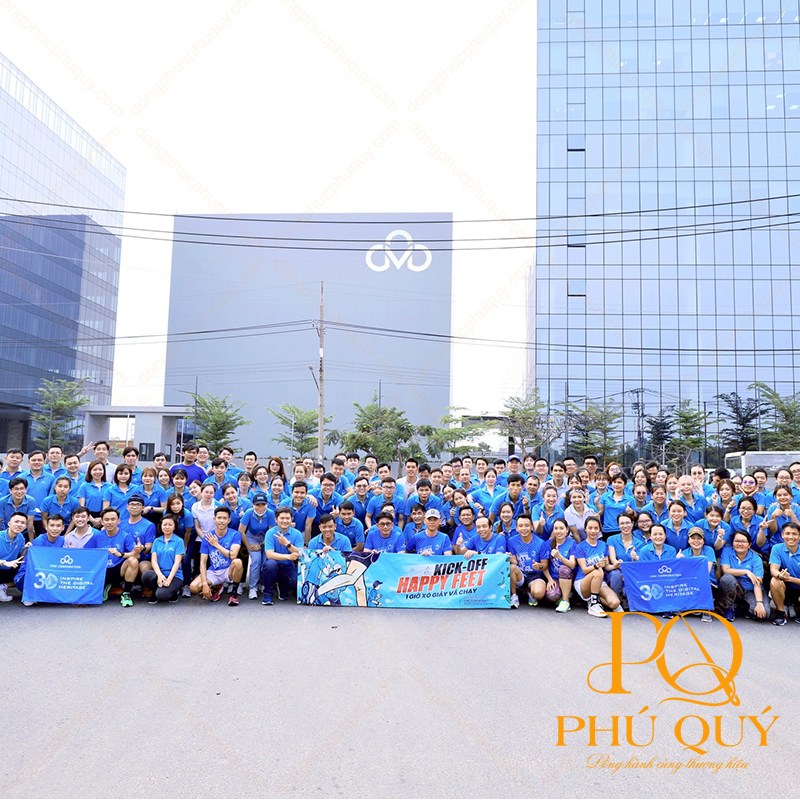 Áo thun sự kiện thể thao Kick-Off Happy Feet PQ11