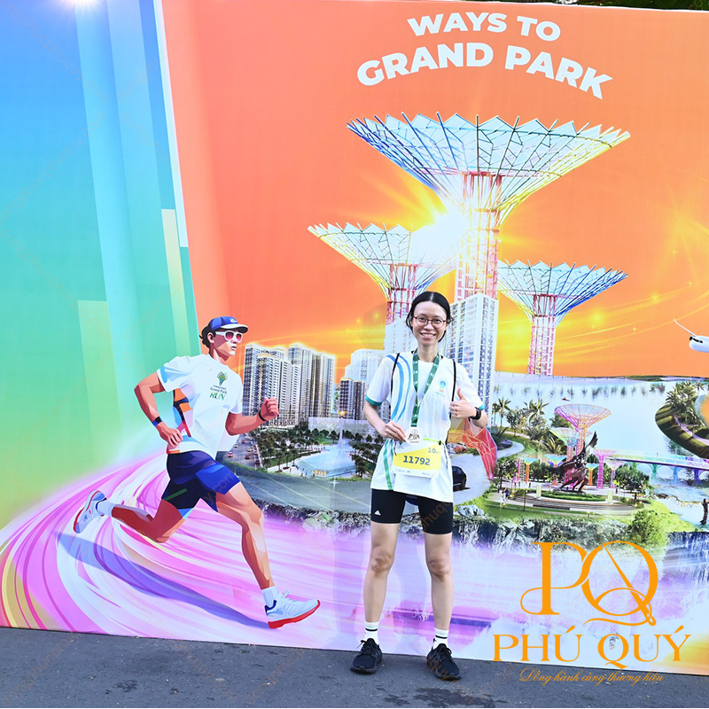 Áo thun sự kiện thể thao Ways To Grand Park PQ16