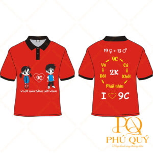 Mẫu áo thun đồng phục lớp đẹp 2025