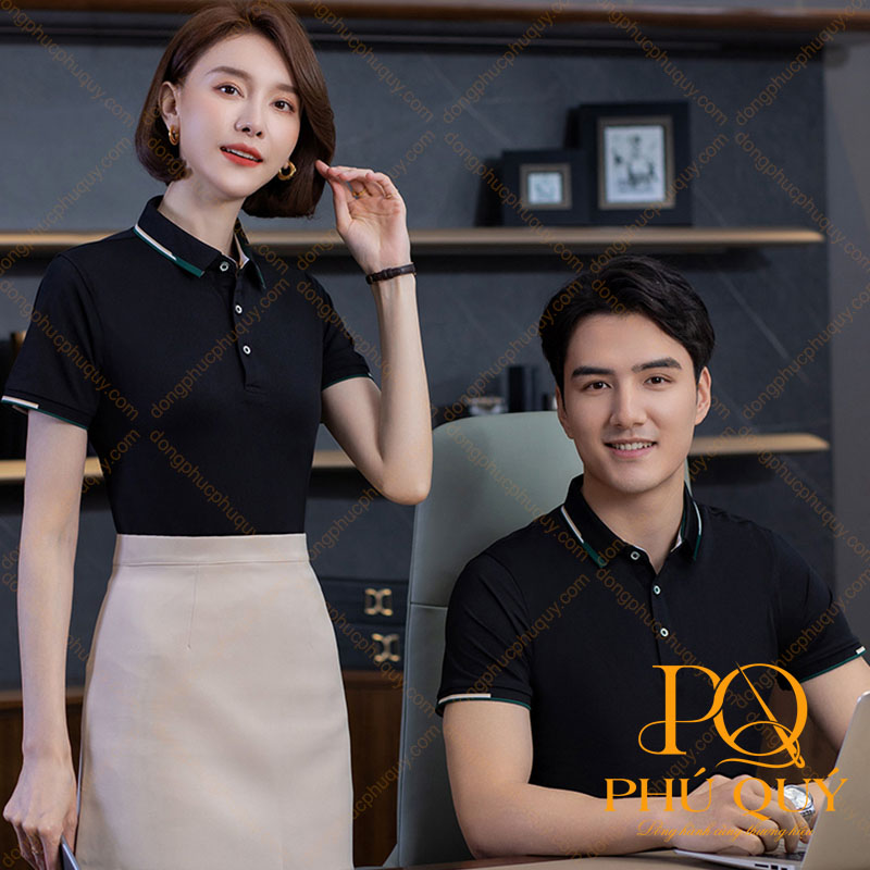 Áo thun đồng phục màu đen