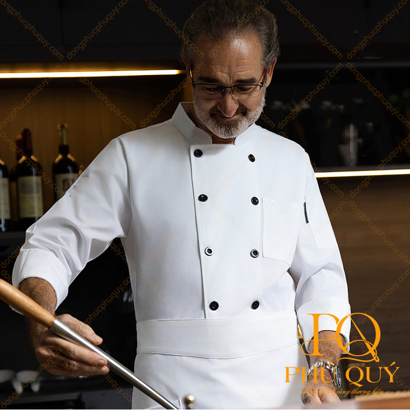 Đồng phục đầu bếp nhà hàng 5 sao PQ35