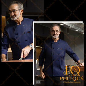 Đồng phục đầu bếp nhà hàng PQ36