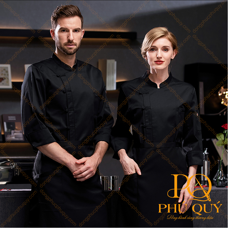 Đồng phục bếp nhà hàng khách sạn PQ55