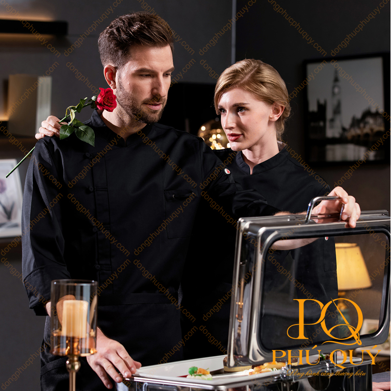 Đồng phục bếp nhà hàng khách sạn PQ55