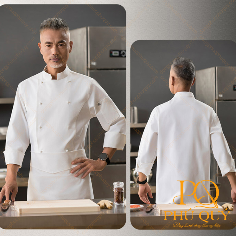 Đồng phục đầu bếp nhà hàng PQ61