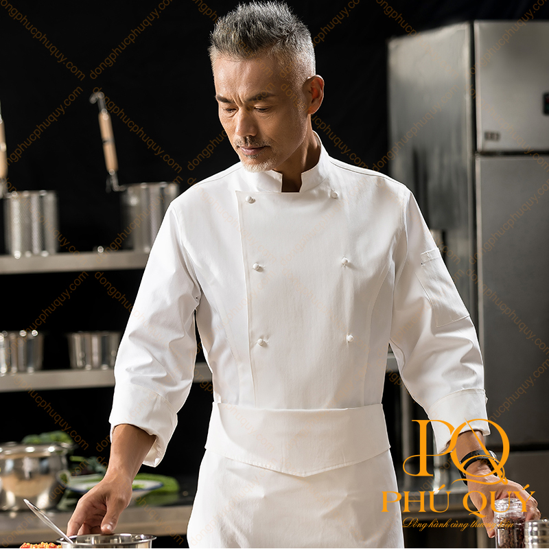 Đồng phục đầu bếp nhà hàng PQ61