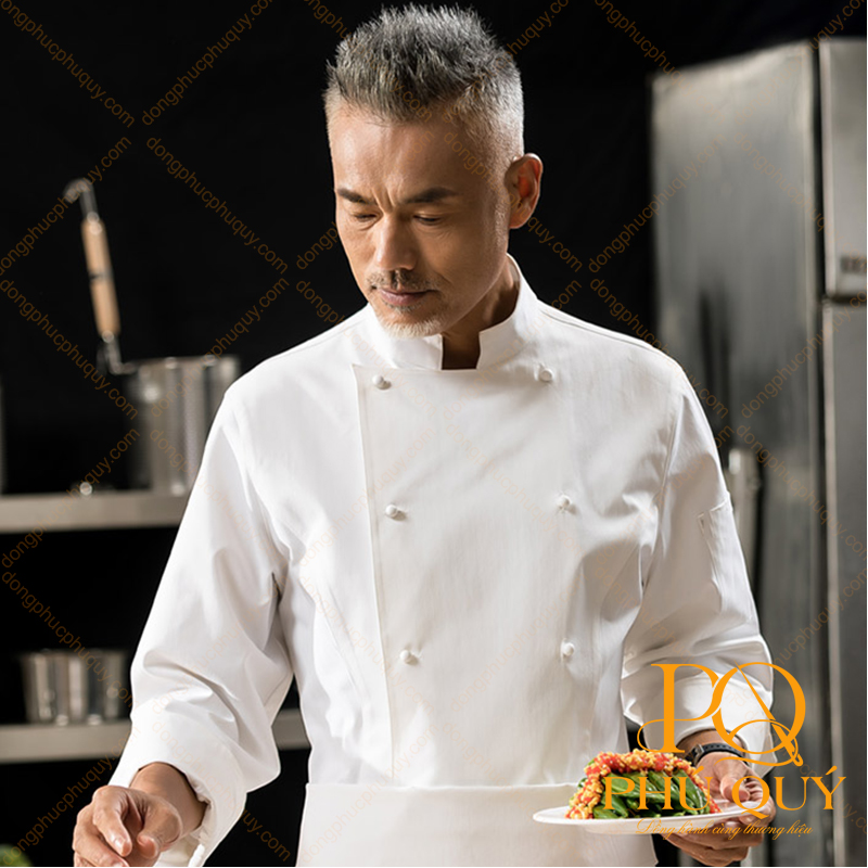 Đồng phục đầu bếp nhà hàng PQ61