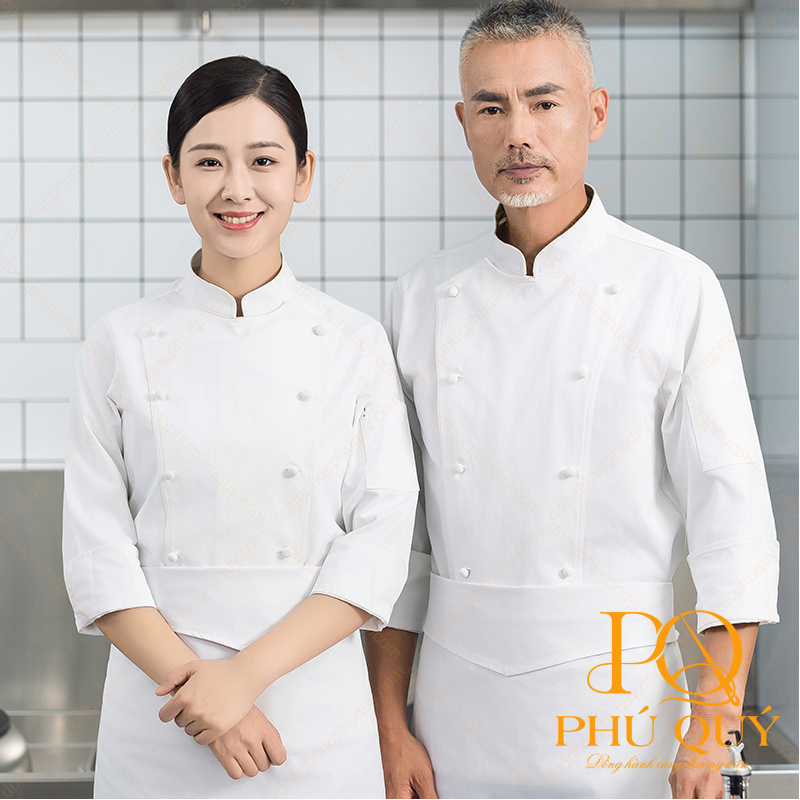 Đồng phục đầu bếp nhà hàng PQ61