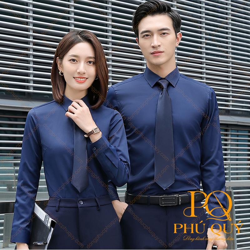Mẫu đồng phục công sở cho nhân viên