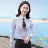 Đồng phục công sở áo sơ mi kẻ sọc PQ239