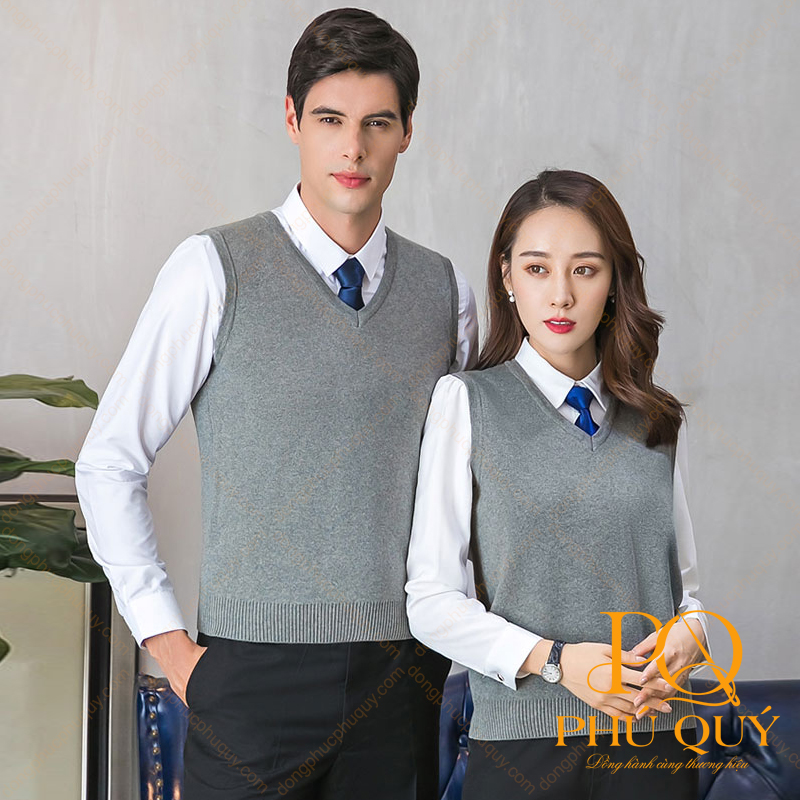 Đồng phục gile công sở len