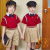 Áo thun đồng phục học sinh tiểu học PQ14