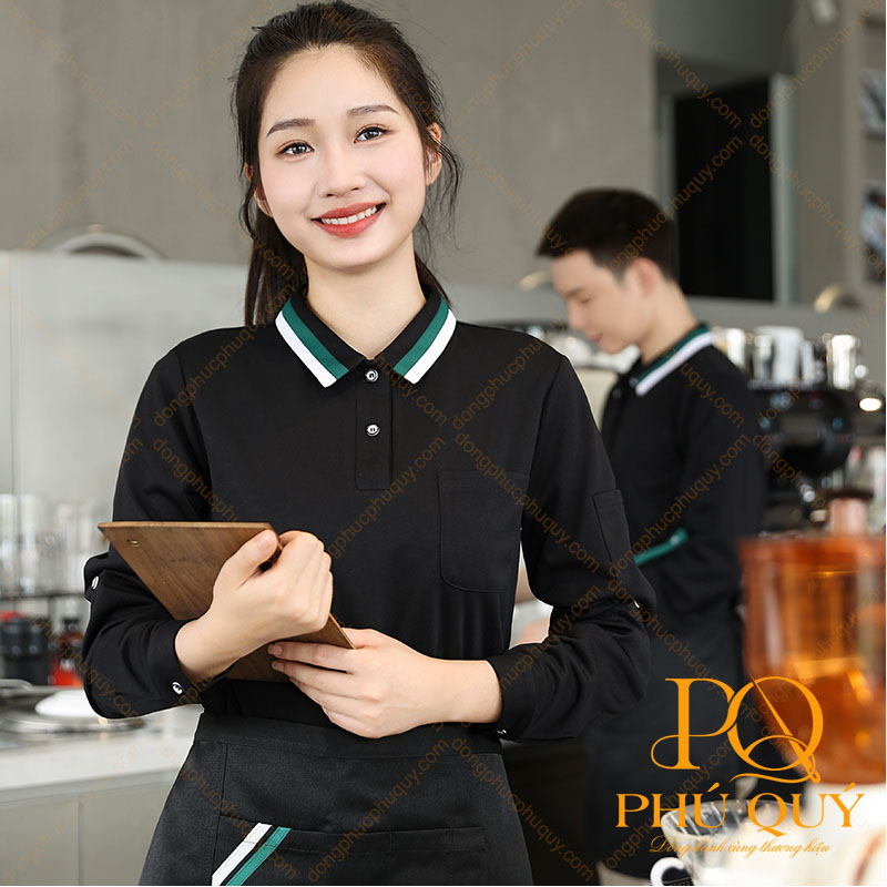 Áo thun đồng phục quán cafe