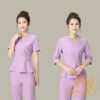 Đồng phục spa màu tím đẹp