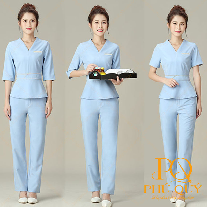 Đồng phục nhân viên spa nữ đẹp