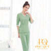 Đồng phục ktv spa màu xanh PQ27