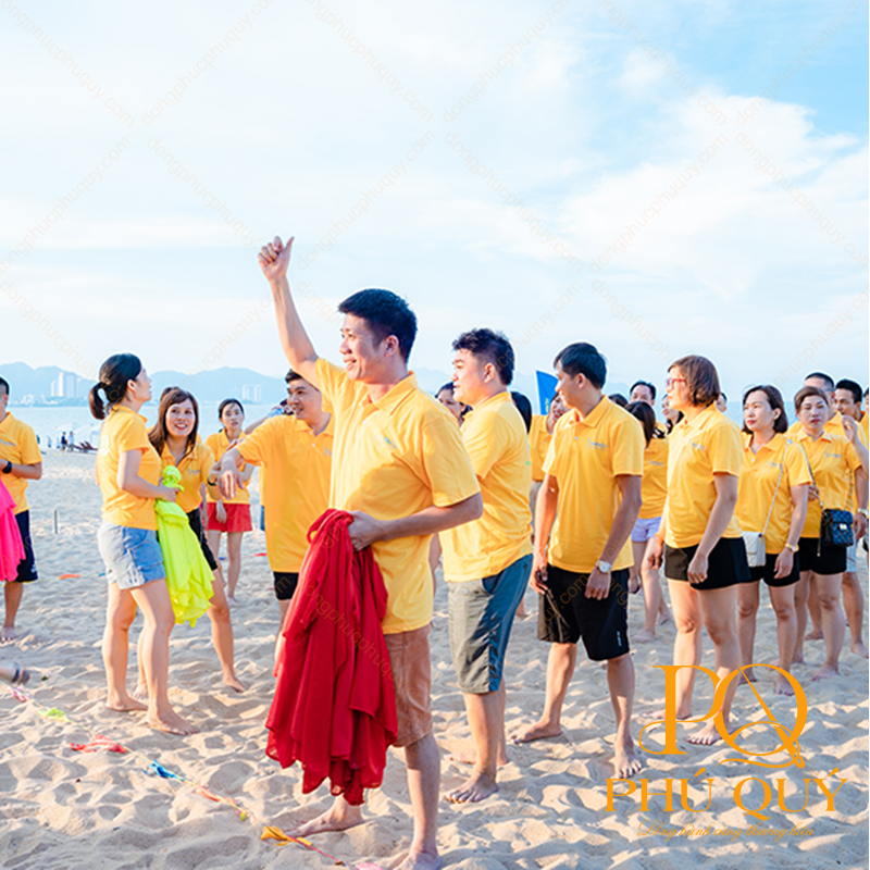 Đồng phục áo thun team building công ty Nafaco