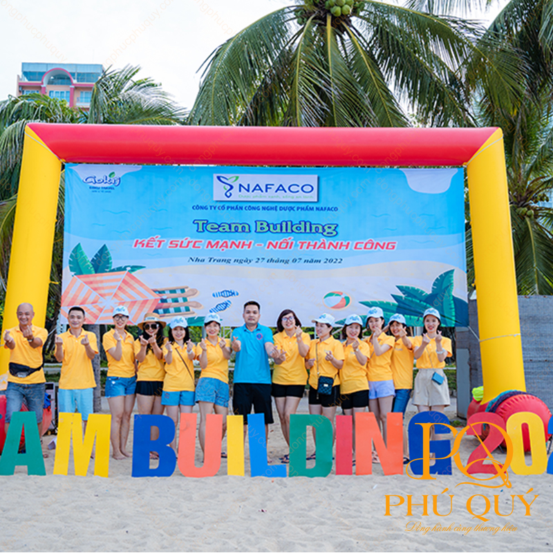 Đồng phục áo thun team building công ty Nafaco