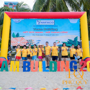 Đồng phục áo thun team building công ty Nafaco
