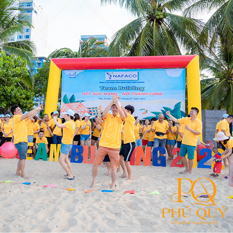 Đồng phục áo thun team building công ty Nafaco