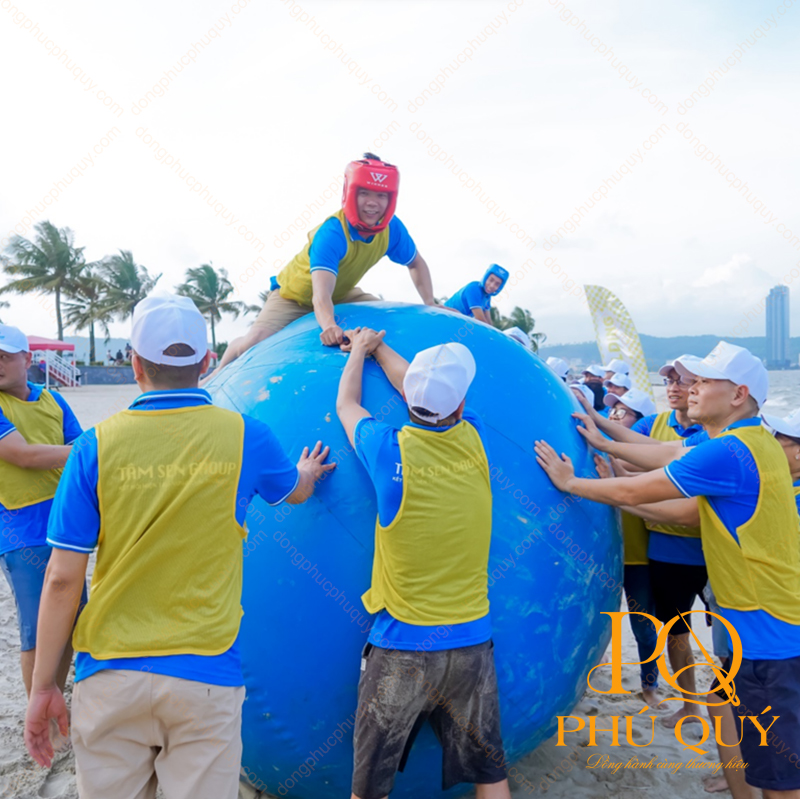 Đồng phục áo thun team building Tâm Sen Group
