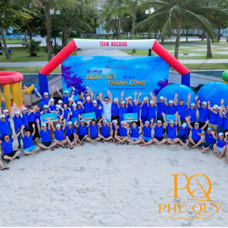 Đồng phục áo thun team building Tâm Sen Group