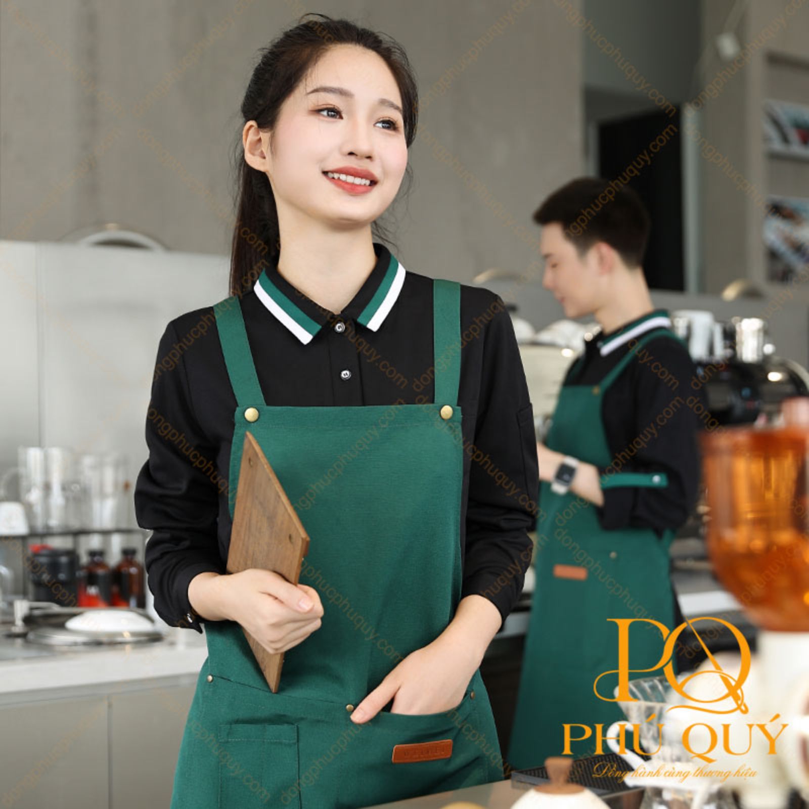 Đồng phục tạp dề cà phê