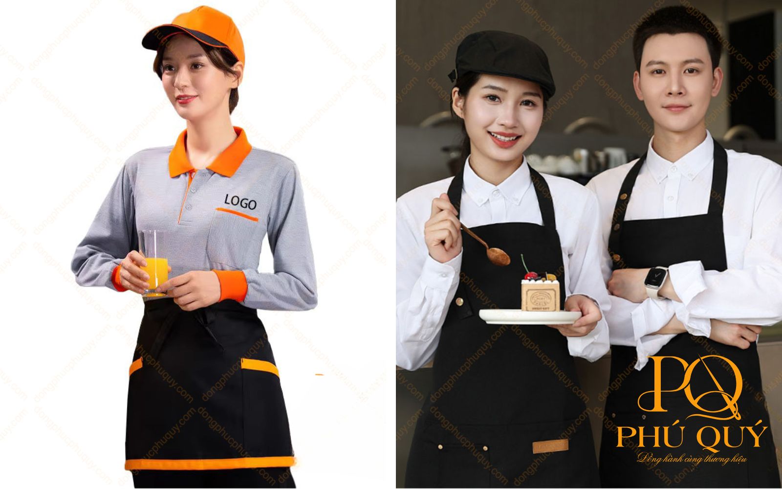 Mẫu mã đa dạng khi may tạp dề đồng phục tại Phú Quý