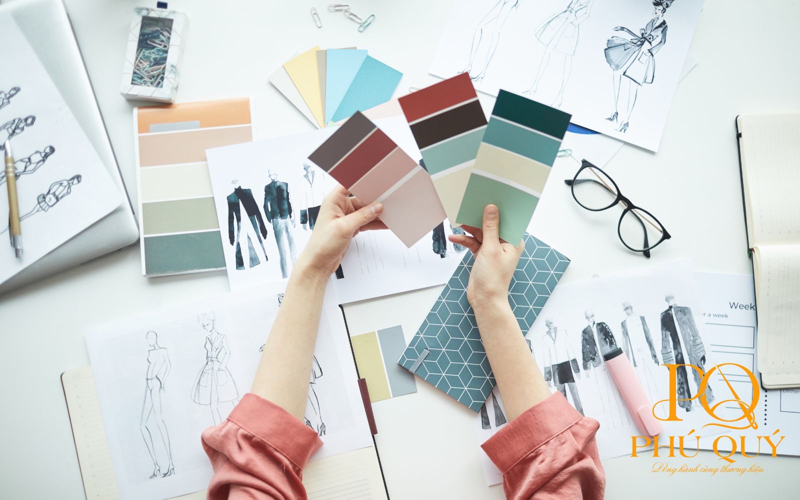 Thiết kế mẫu free khi may tạp dề đồng phục tại Đồng phục Phú Quý