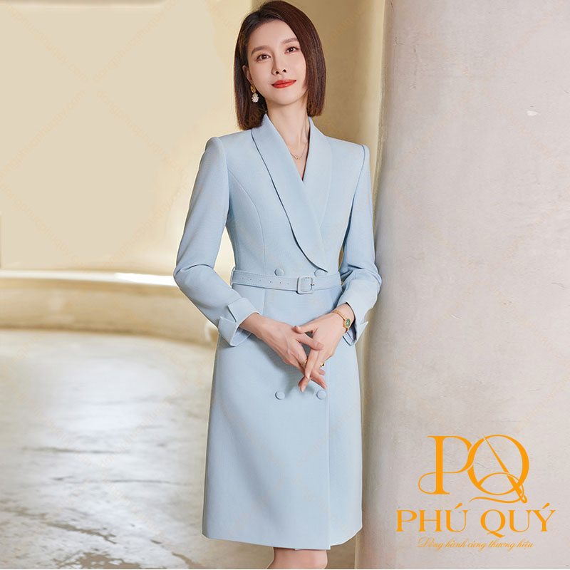 Đồng phục váy liền công sở PQ22