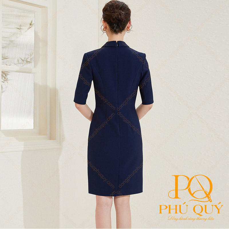 Đồng phục công sở nữ đẹp váy PQ26