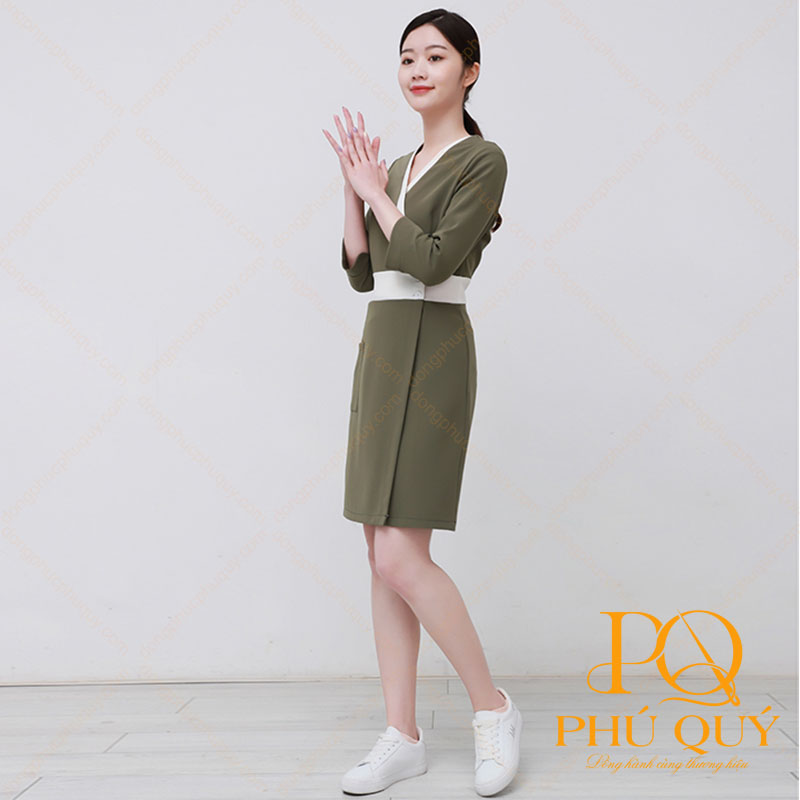Váy đồng phục Spa PQ33