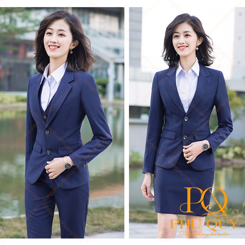 Đồng phục áo vest công sở đẹp PQ29