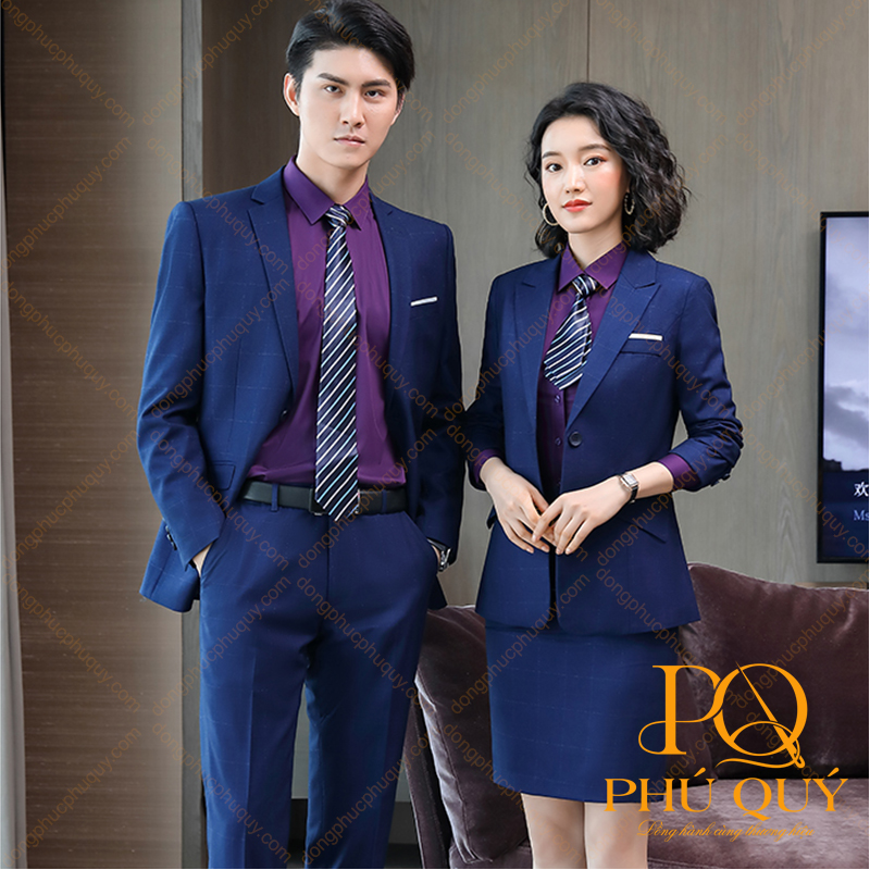 Bộ vest công sở đồng phục trẻ trung PQ37